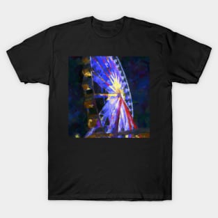 Ferris Wheel at Night T-Shirt